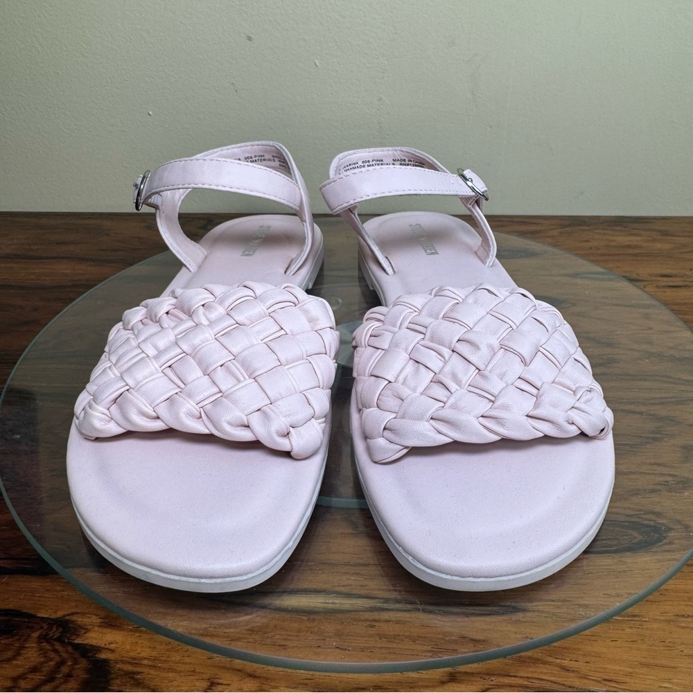 STEVE MADDEN Kids' Karina Braided Sandal In Pink